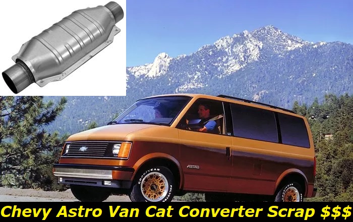 chevy astro van cat converter scrap price